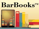 BarBooks graphic of tablet screen and books.